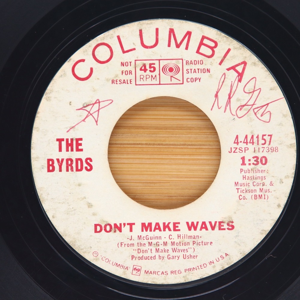 THE BYRDS - DON'T MAKE WAVES / HAVE YOU SEEN HER FACE - POP ROCK 45 PROMO